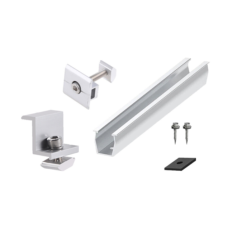 Aluminum Alloy Guide Rail, Solar Photovoltaic Module Mounting Bracket