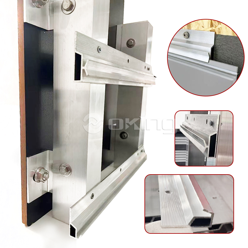  GAJ Cladding H-Shield Aluminum Exterior Starter Track Facade Cladding Fixing Systems for Curtain