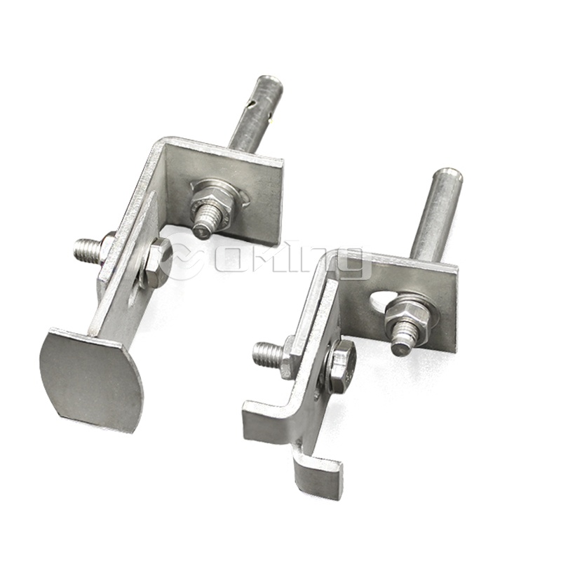 Top Quality Customized Stainless Steel 304/316 up Down Angle Brackets for Marble Fixing System Stone Fixing System