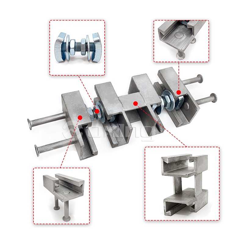 China Precast Concrete Accessories OEM Supplier Riveted 49*30 Cast in Channel Anchor Channel