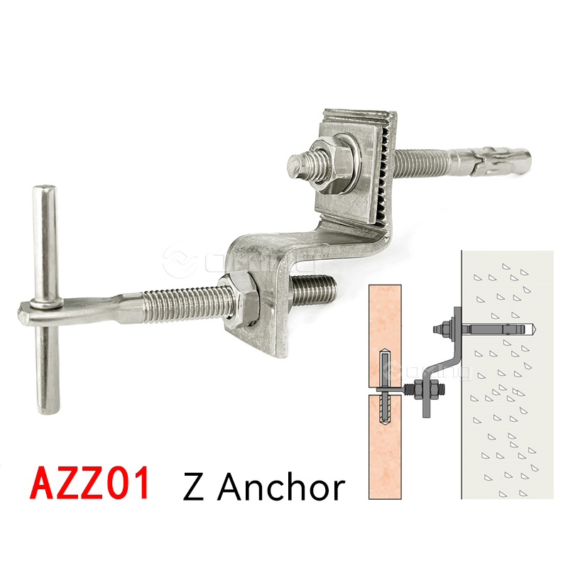AZZ01 Easy Install Stainless Steel Z Stone Cladding Bracket