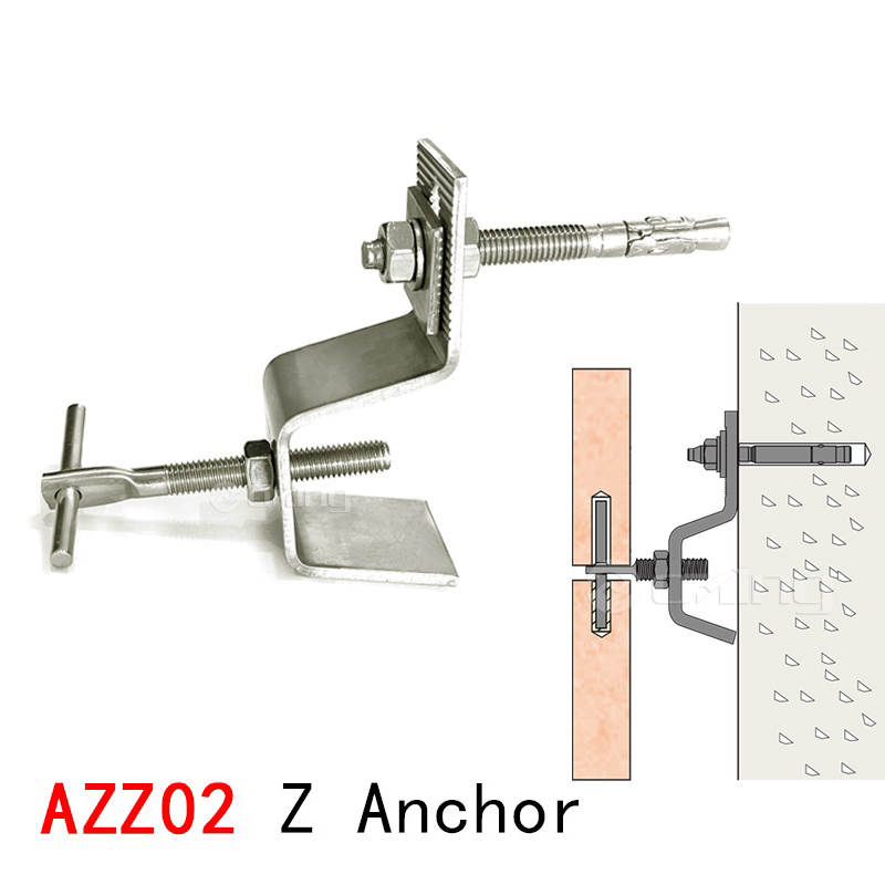 AZZ02 Z Bracket Marble Fixing Clips For Wall