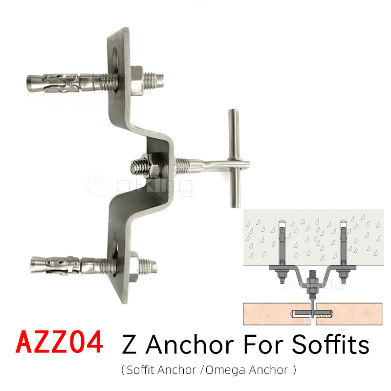 AZZ04 Stainlsess Steel Omega bracket For Nature Stone Cladding And Fixing