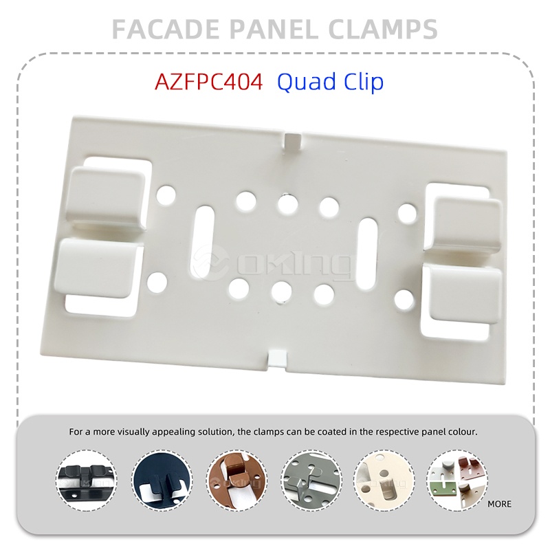 AZFPC404 Quad Clip Stainless Steel Facade panel clamps System