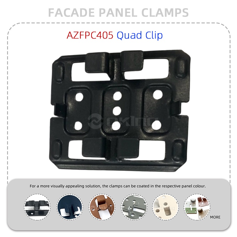 AZFPC405 Quad Clip Stainless Steel Facade panel clamps System