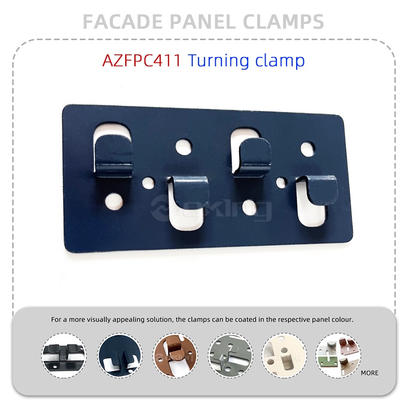 AZFPC411 Turning Clamp Stainless Steel Facade panel clamps System