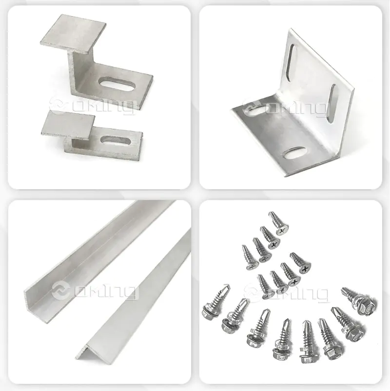 AZCT02 Aluminium Ceramic Tiles Sintered Stone Cladding Brackets