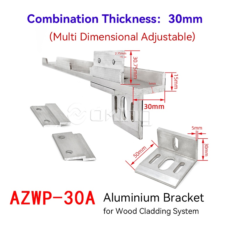 AZWP-30 Adjustable wall panelhardware system
