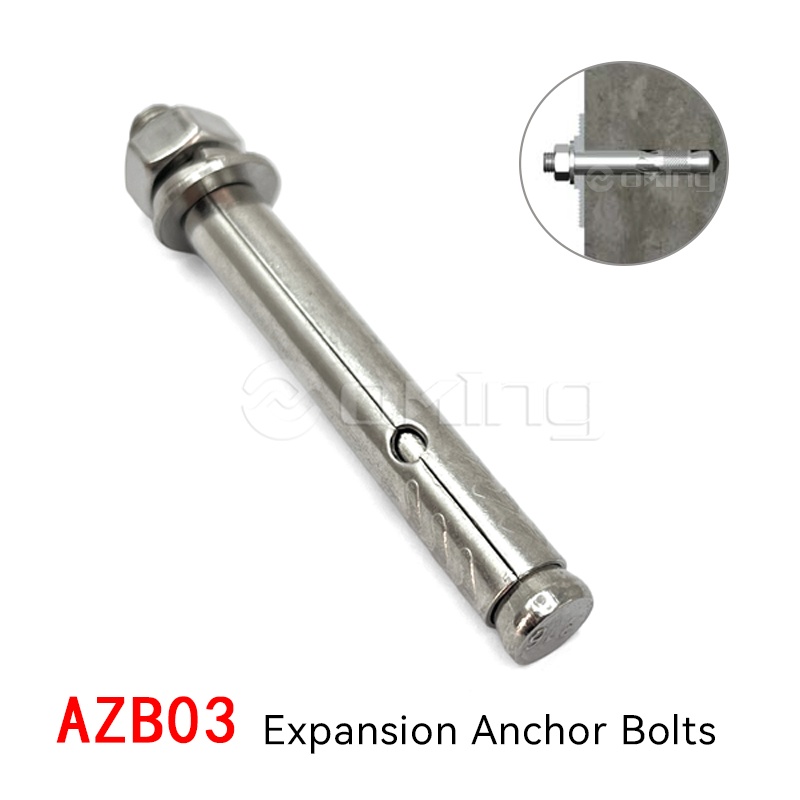 AZB03 Stainless Steel Expansion Bolt  Secure Fixing Solution for Concrete Wall Installations