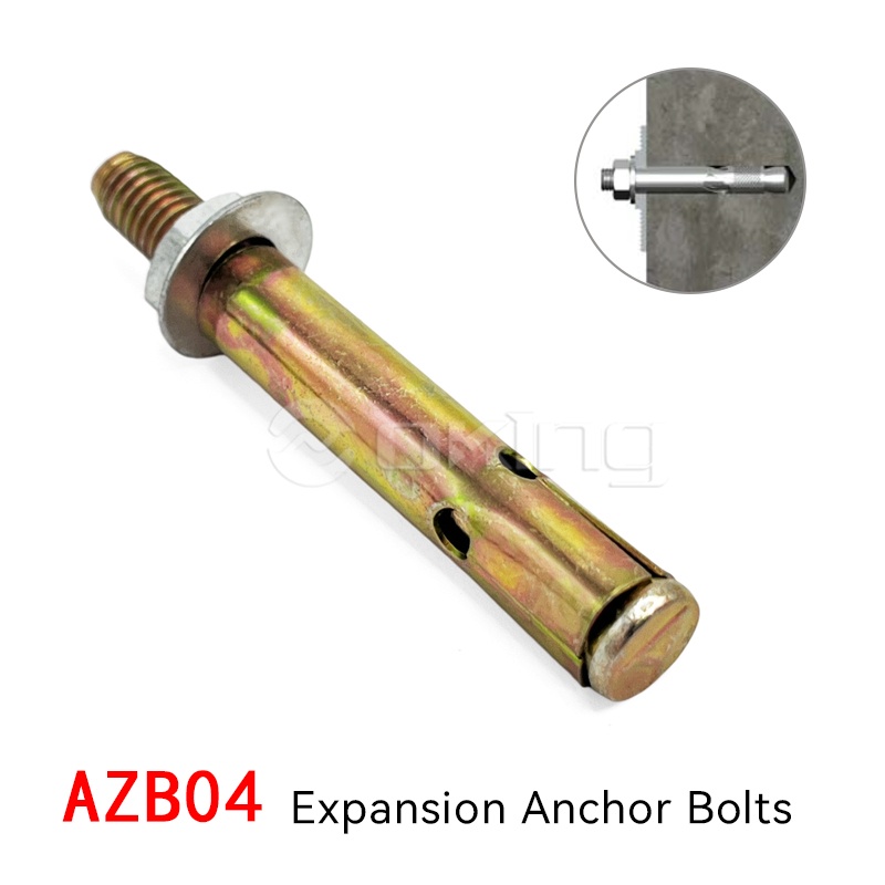 AZB04 Steel Galvanized Znic Plated Expansion Anchor Bolts