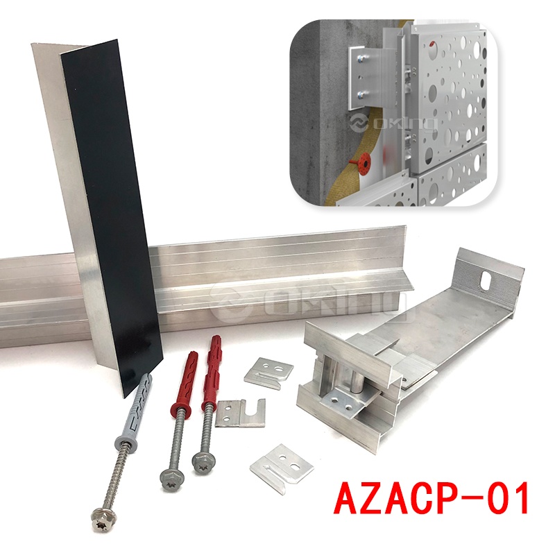  AZACP-01 Aluminum Bracket For ACP Pannel Facade System 