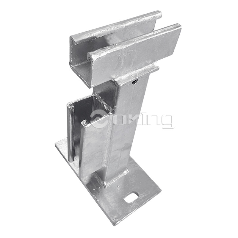 Ｗelding Steel Sub Channel Fixing Systems For Stone Curtain Wall