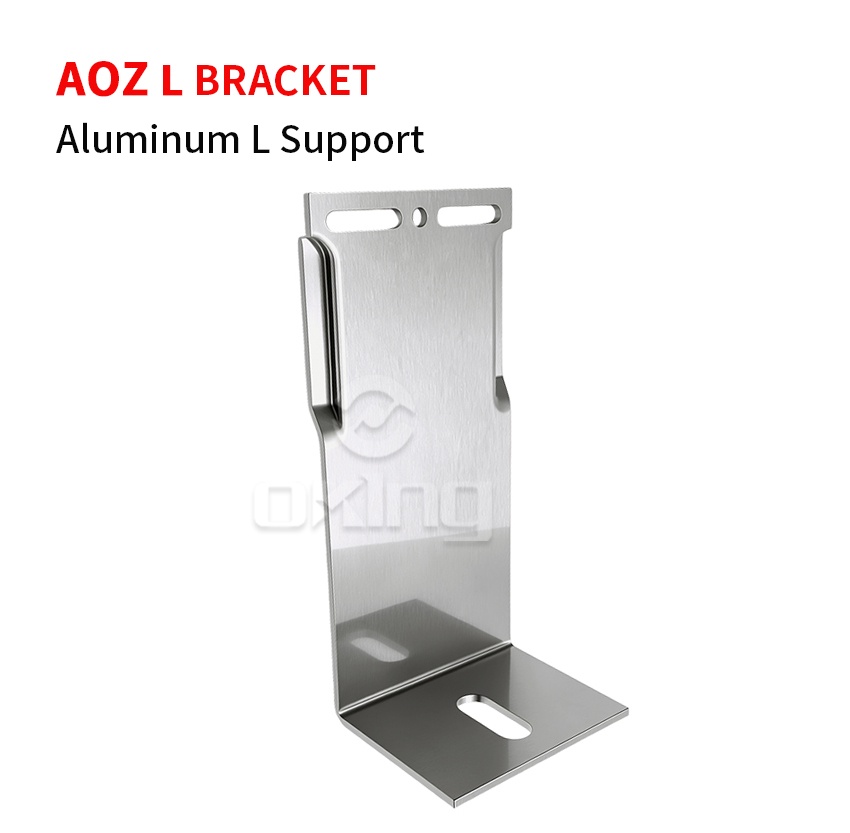 AOZ  Aluminum L Bracket Holding Tracks For Facade Wall