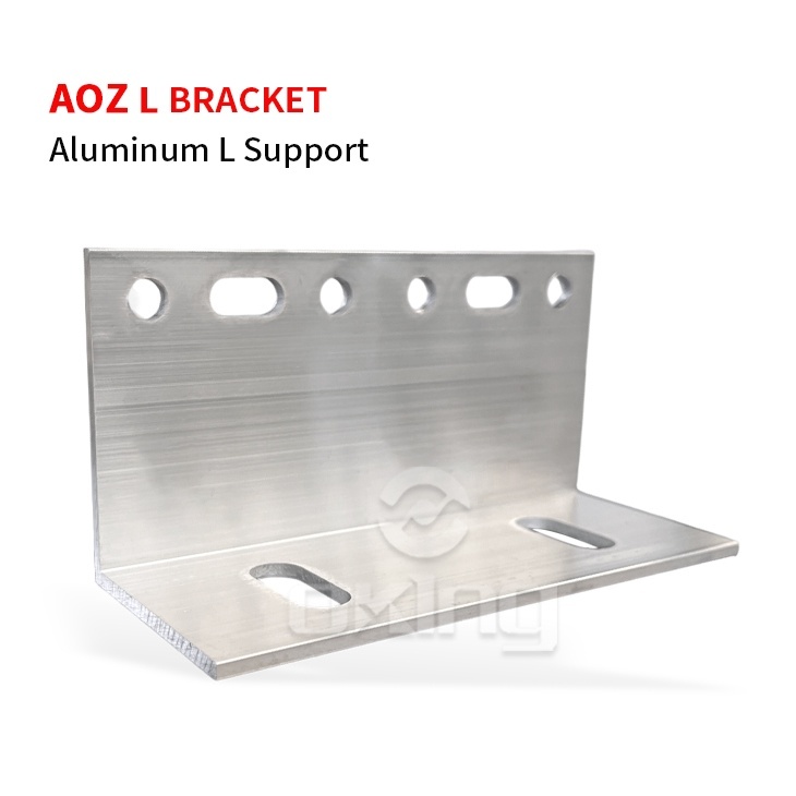AOZ  Aluminum L Bracket Holding Tracks For Facade Wall